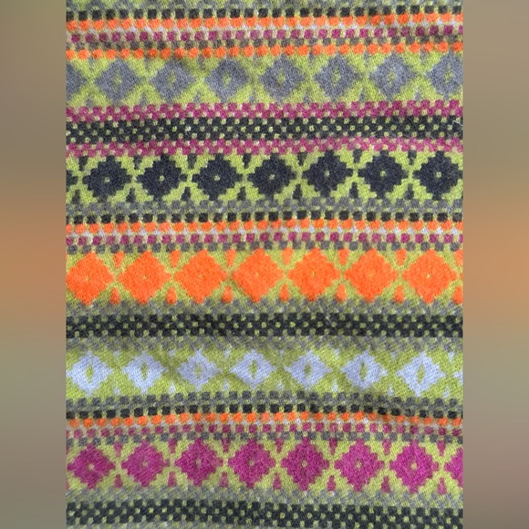 Rare Free People Vintage Deadstock Striped A-line Skirt NWT NOS Sz 12 Chartreuse - Picture 12 of 16